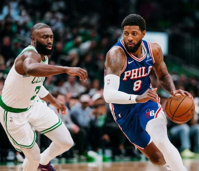 76人逆转凯尔特人，埃奇库姆30分引领季后赛首胜